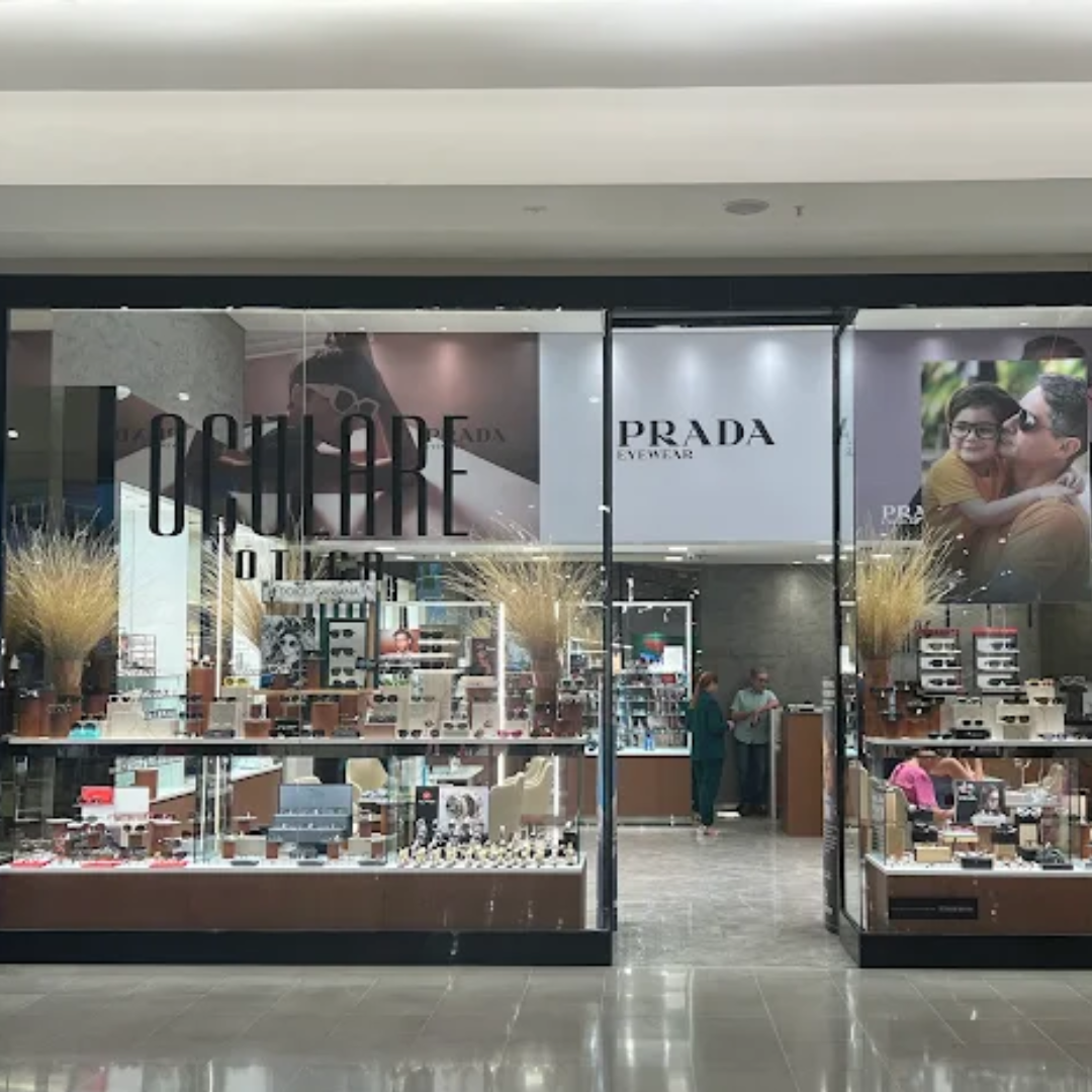 Fachada da Óculare Ótica no Midway Mall